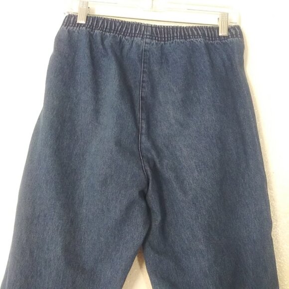 Classic Elements Women's size 6P Blue Capris - Picture 5 of 15